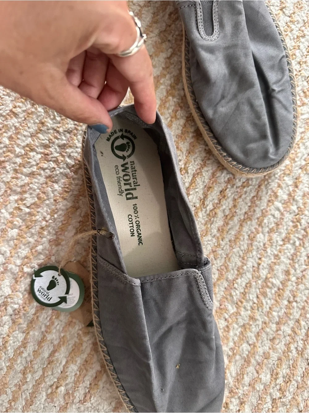Casual Slip-On Espadrilles in Gray for Men